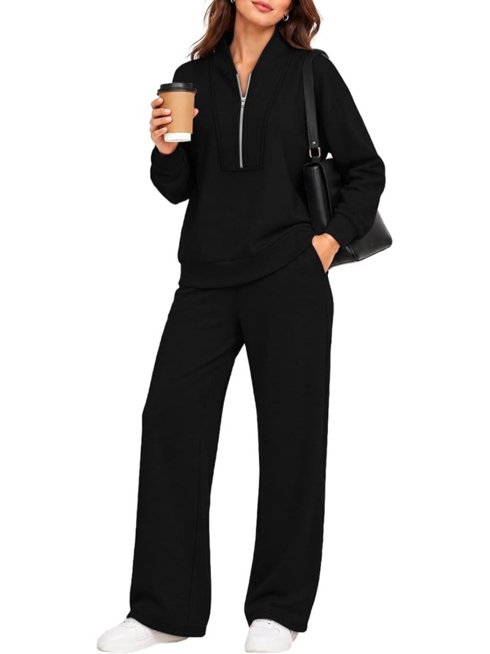 Women's Fall Casual 2-Piece Tracksuit Set